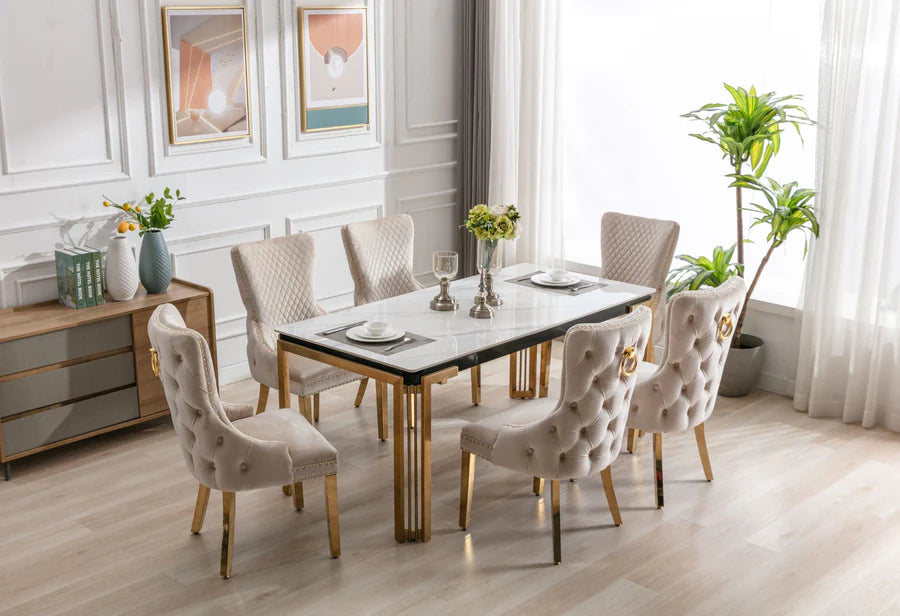 Sorrento Gold Dining Table