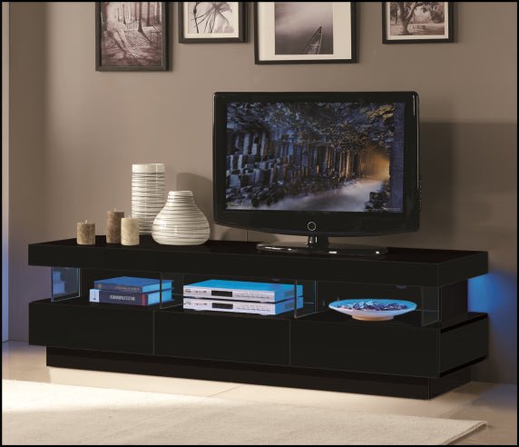 Barcelona T.V Stand (Black/White/Grey) - Riviera Interiors