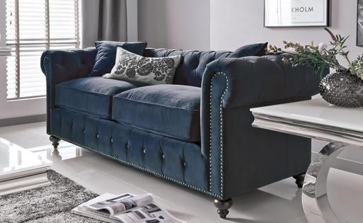 Cirrus Velvet Sofa Range - Riviera Interiors