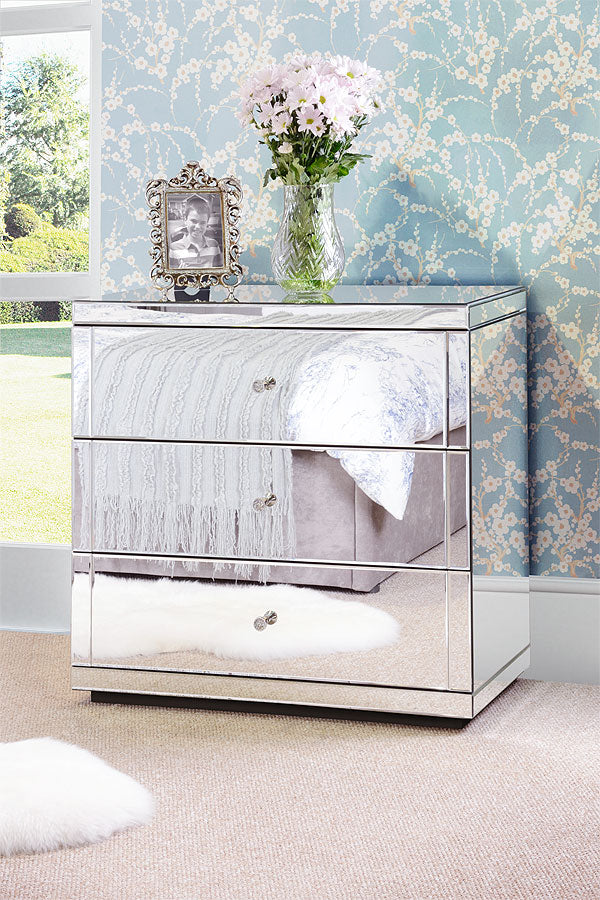 Zara Mirrored Chest of Drawers