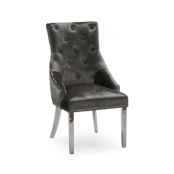 Belvedere Charcoal Dining Chair