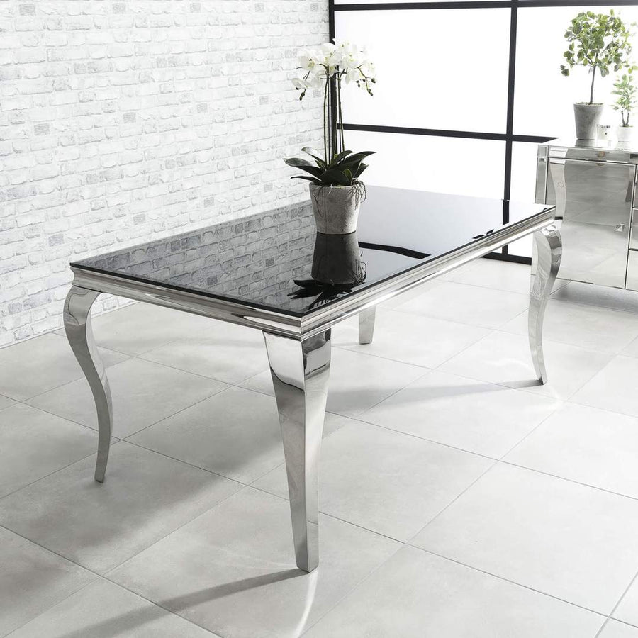 Mesa de comedor Olivia (vidrio)