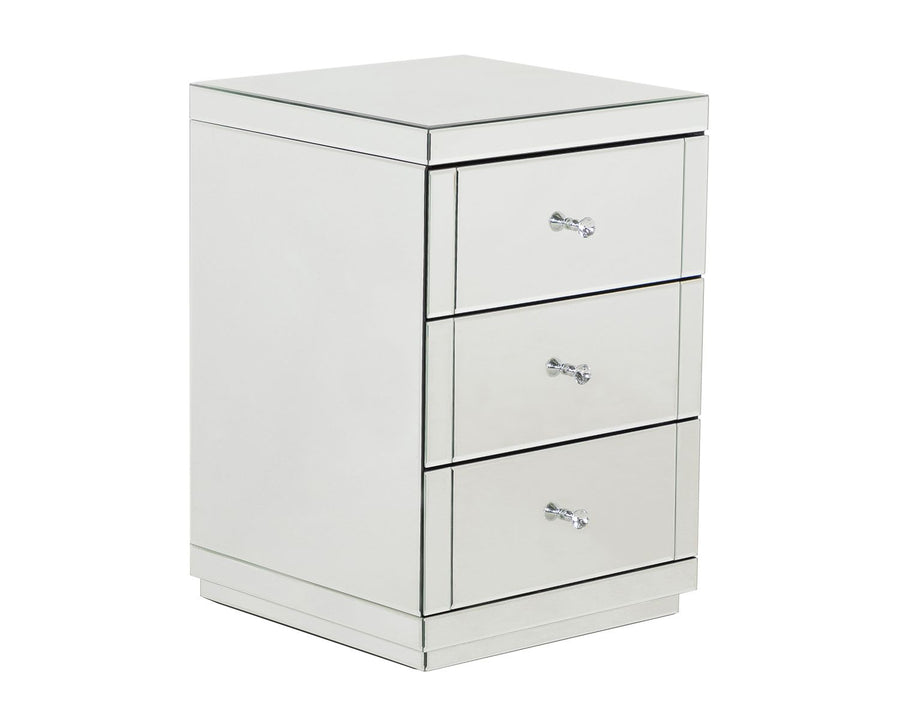 Milan 3 Drawer Bedside