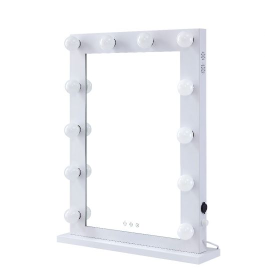 Hollywood Mirror - Glass/White