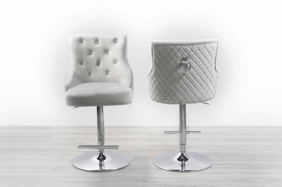 Leo Bar Stool Quilted (3 Colours)